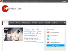 Tablet Screenshot of hrpraktijk.nl